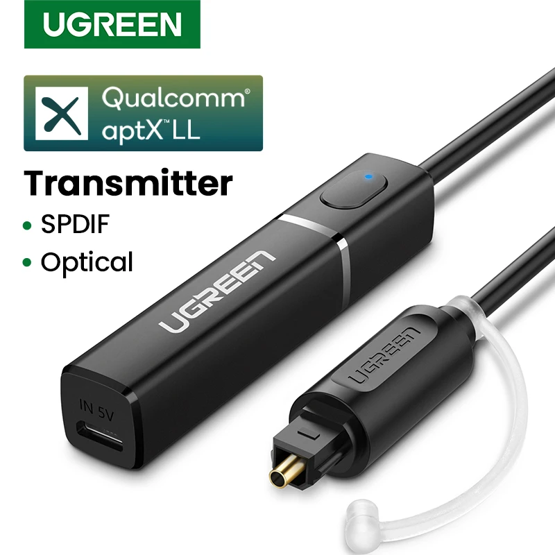 Transmetteur Bluetooth 5.0 sans fil pour télévision, sauna, téléphone, PC, APTX LL, lien de charnière numérique, adaptateur optique éventuelles DIF, musique audio