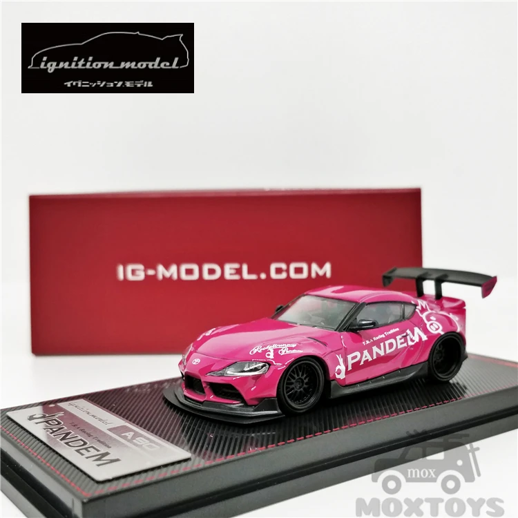 

IG 1:64 PANDEM Supra (A90) Розовый литая модель автомобиля