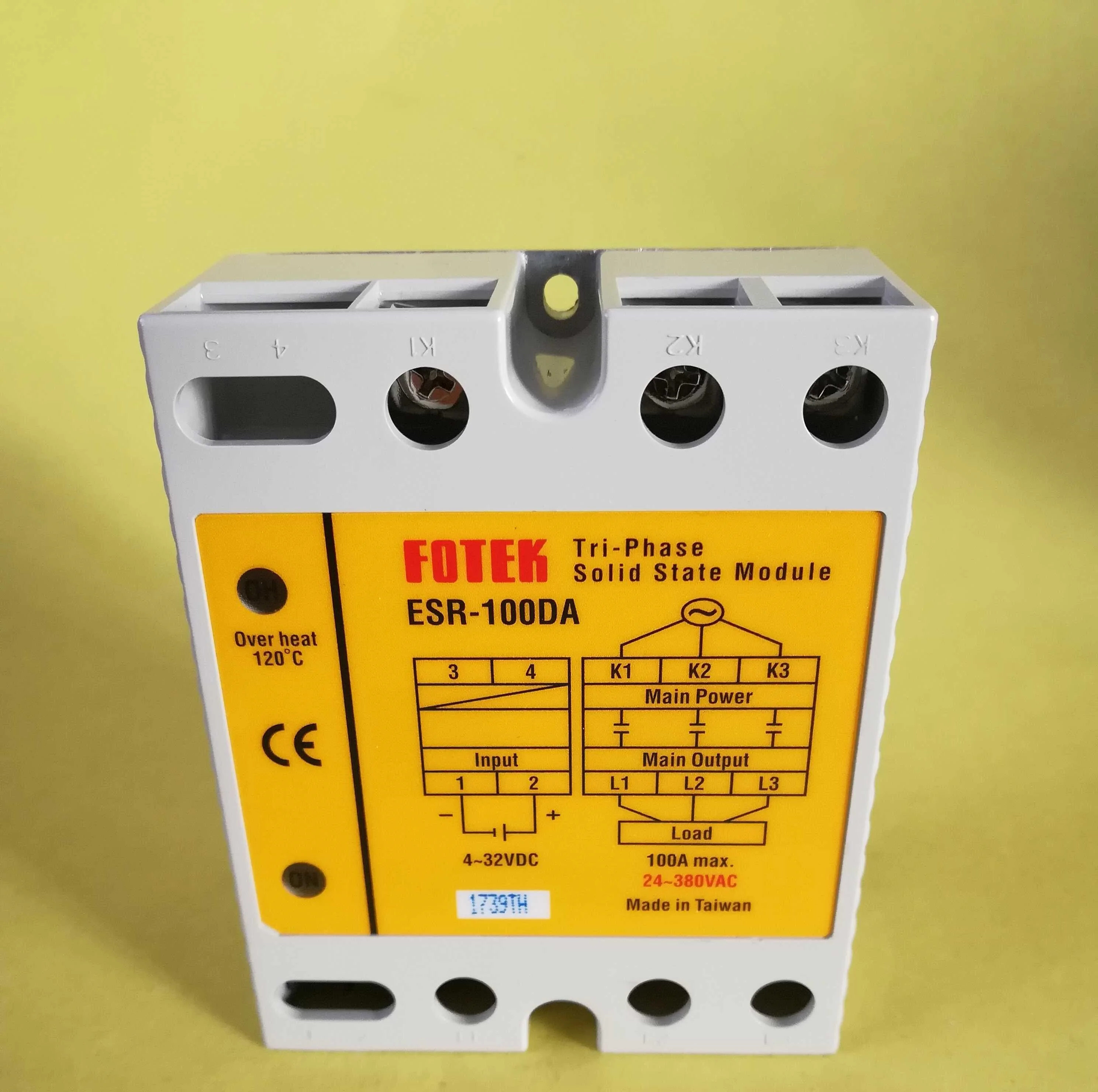 Original  FOTEK solid state relay / thyristor module ESR-25DA ESR-25DA-H ESR-80DA ESR-40DA ESR-60DA ESR-80DA-H ESR-60DA-H