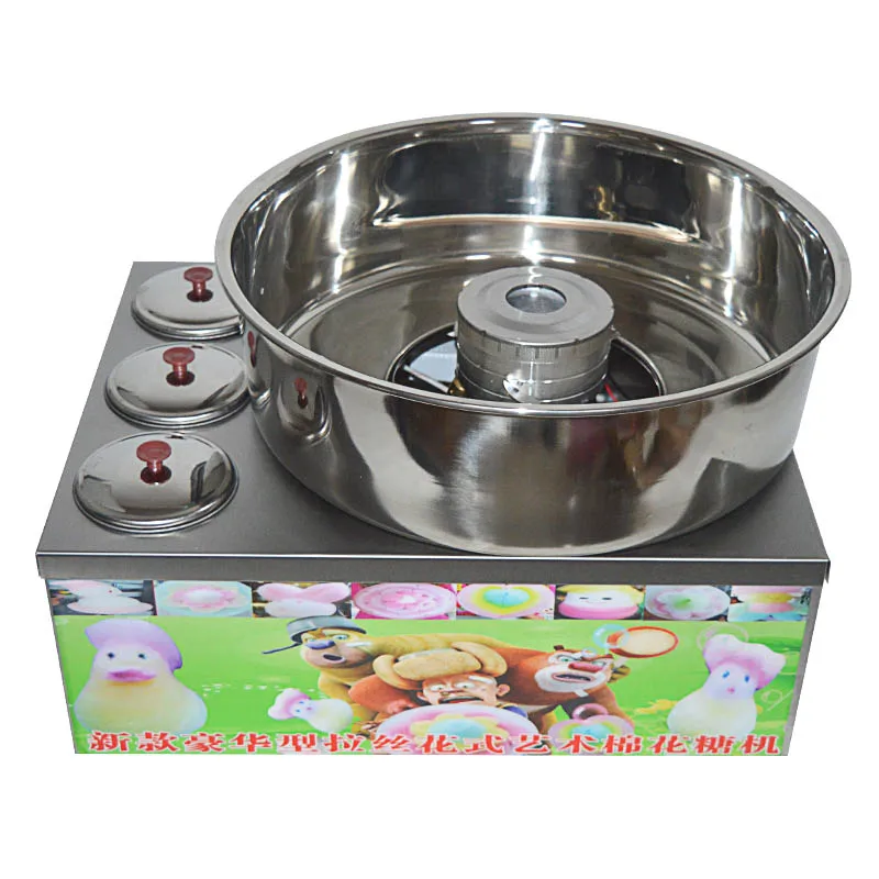 New Luxury Cotton Candy Factory Direct Selling Fancy Brushed/Electric Gas Cotton Candy Machine For Commercial Use