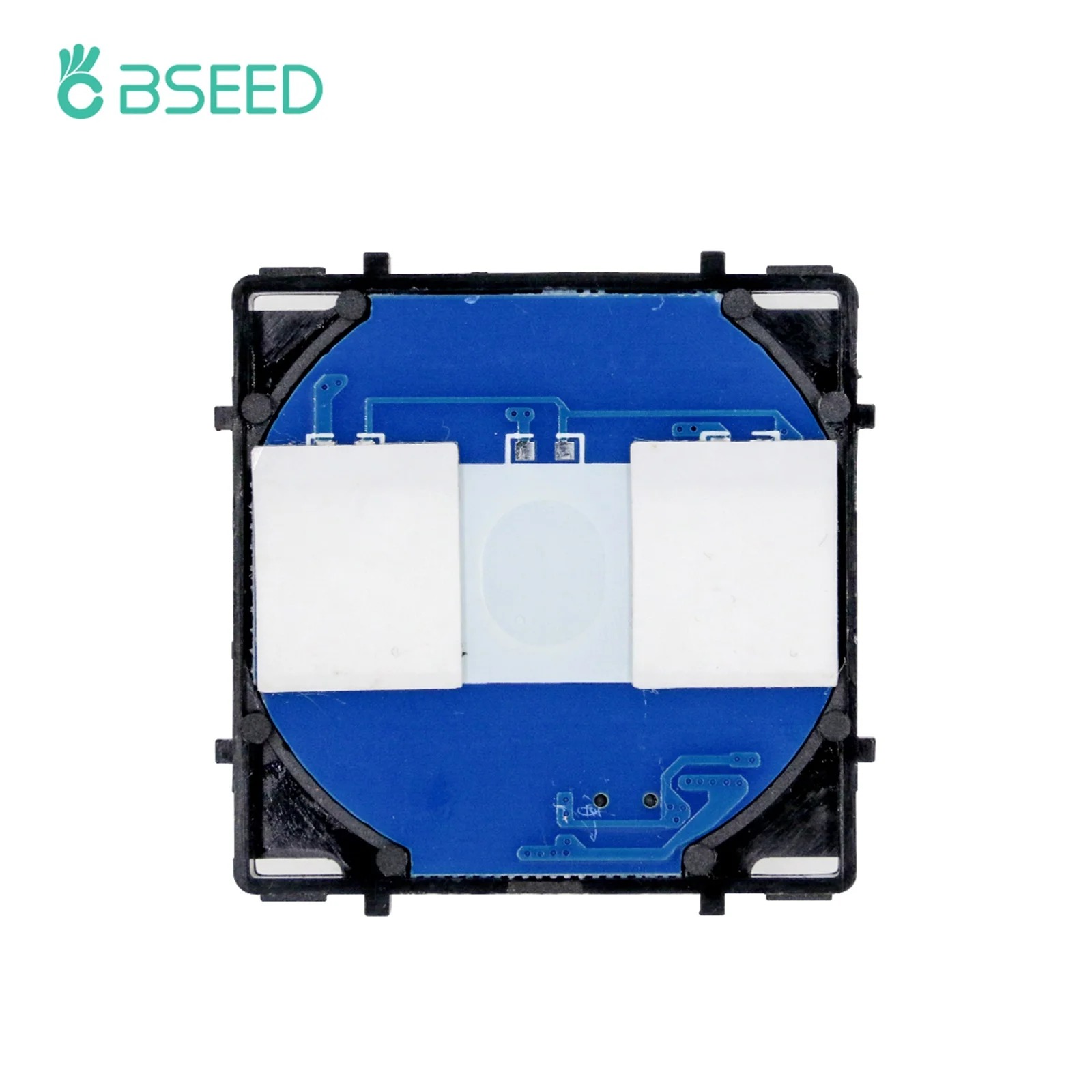 BSEED 1/2/3Gang Touch Switch Function Key Wall Light Switches Insert Part Home Led Power Switches Blue Backlight Module