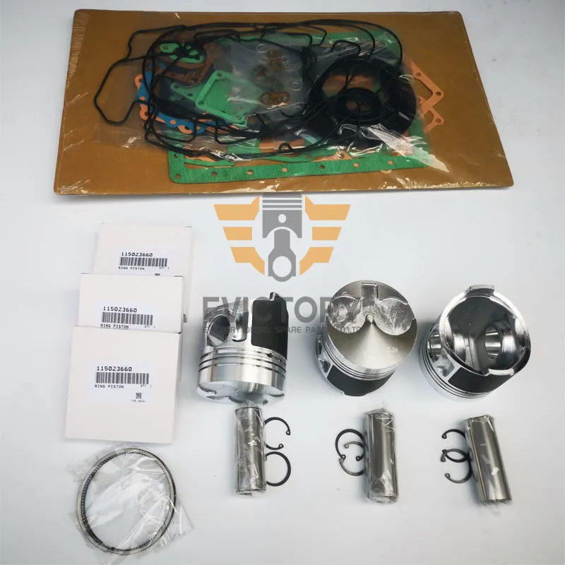 For PERKINS 403D-11 403D-15 403C-11 403C-15 overhaul kit con rod water pump