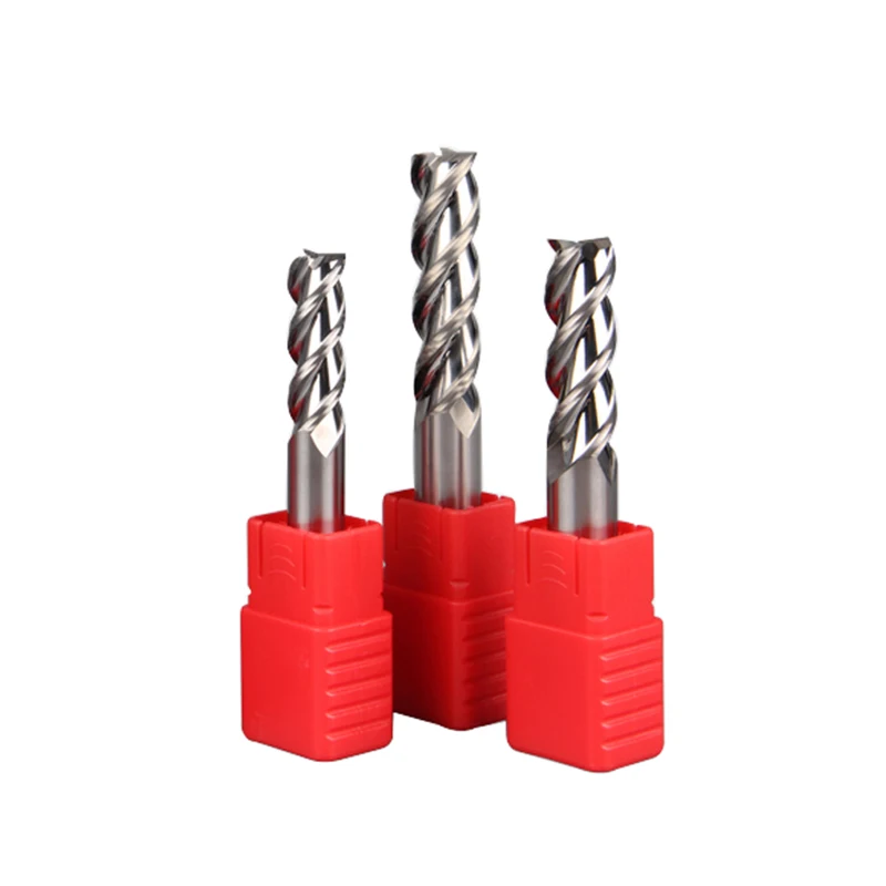 

1PCS 3-Blade Aluminum Alloy Special Milling Cutter Tungsten Steel White Steel Milling Machine End Mill