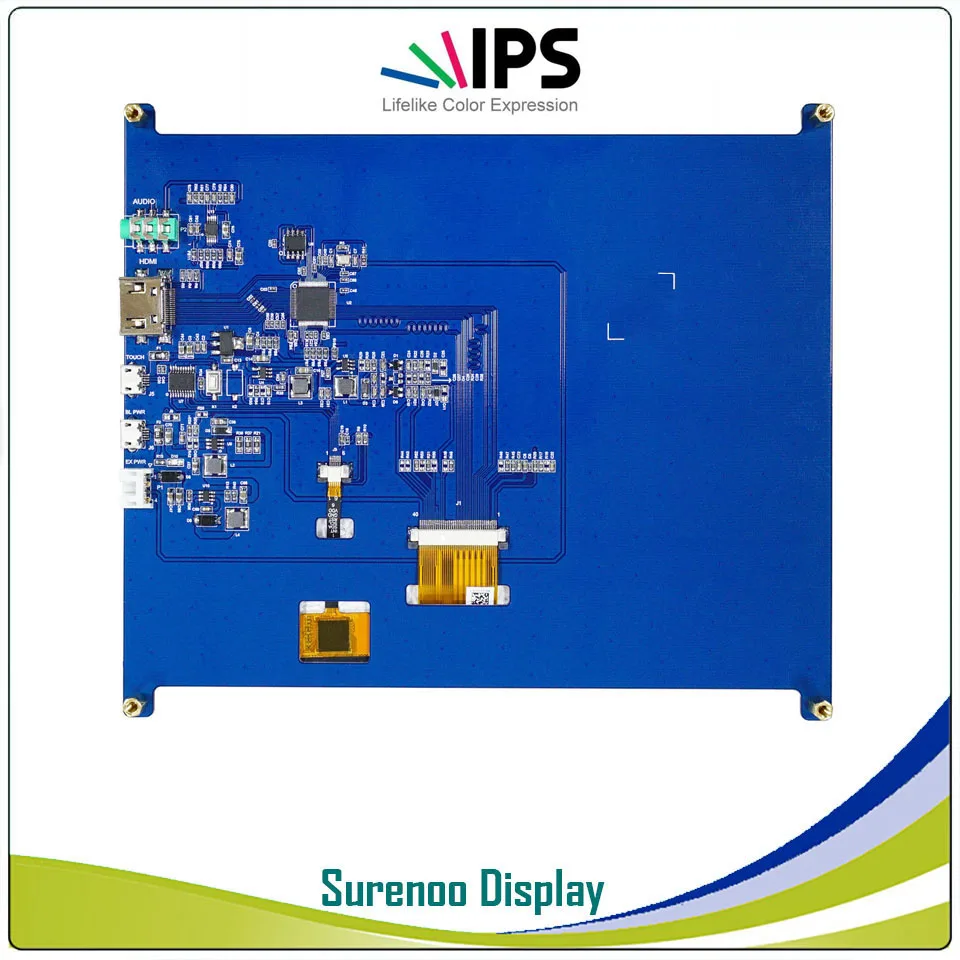 8.0 "1024*768 4:3 Hoge Helderheid Hdmi-Compatibel Lcd Module Display Monitor Ips Scherm Usb Capacitive Touch panel Audio Output