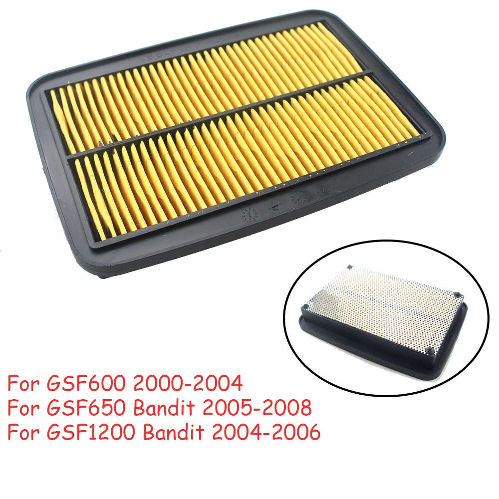 

Motorcycle Air Intake Filter Cleaner Element Motor Air Filter For Suzuki GSF600 K1 K2 K3 K4 GSF1200 Bandit 2004-2006