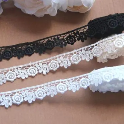 Width: 1.5cm (0.60 inch) Fashion Hollowed-out Rose Lace Pure embroidery Decoration DIY Yarn Skirt  Sewing Accessories (SS-2015)