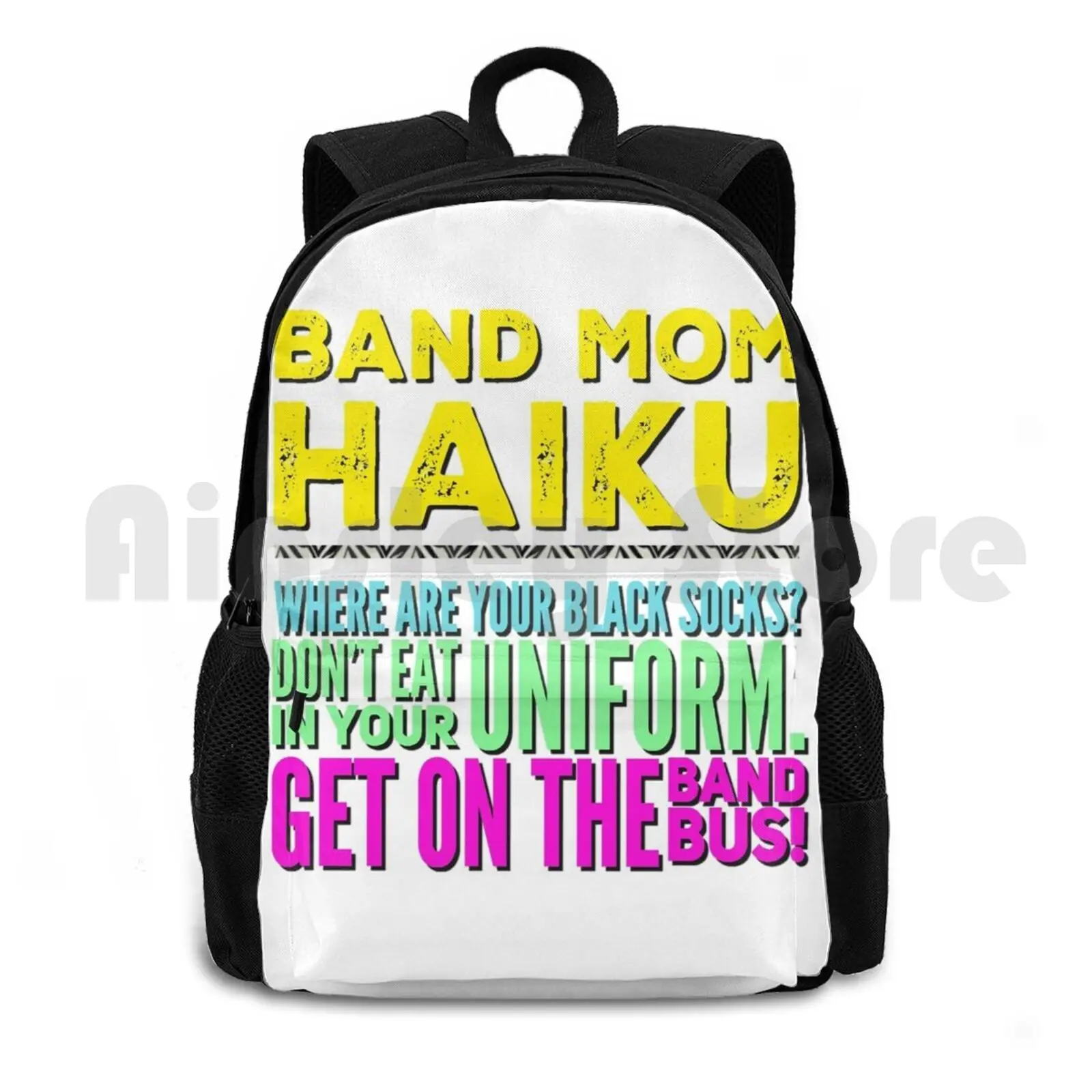 

( Marching Band )-Band Mom-Haiku Outdoor Hiking Backpack Waterproof Camping Travel Marching Band Band High School Band Band Mom