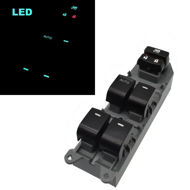 Lighted Power Window Switch Passenger For Toyota RAV4 4 Camry Corolla Auris Urban Cruiser 84820-06130 Backlight Left driving