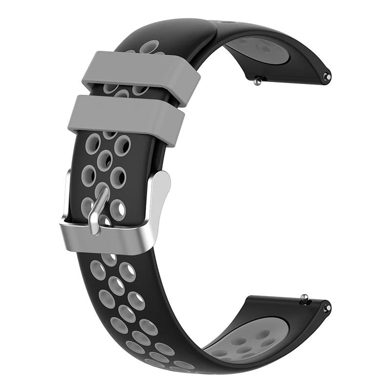 20MM 22MM Silicone Strap For Huawei Honor ES Smart Watch Band Breathable Wristband Sport Bracelet For Honor GS Pro Correa Straps