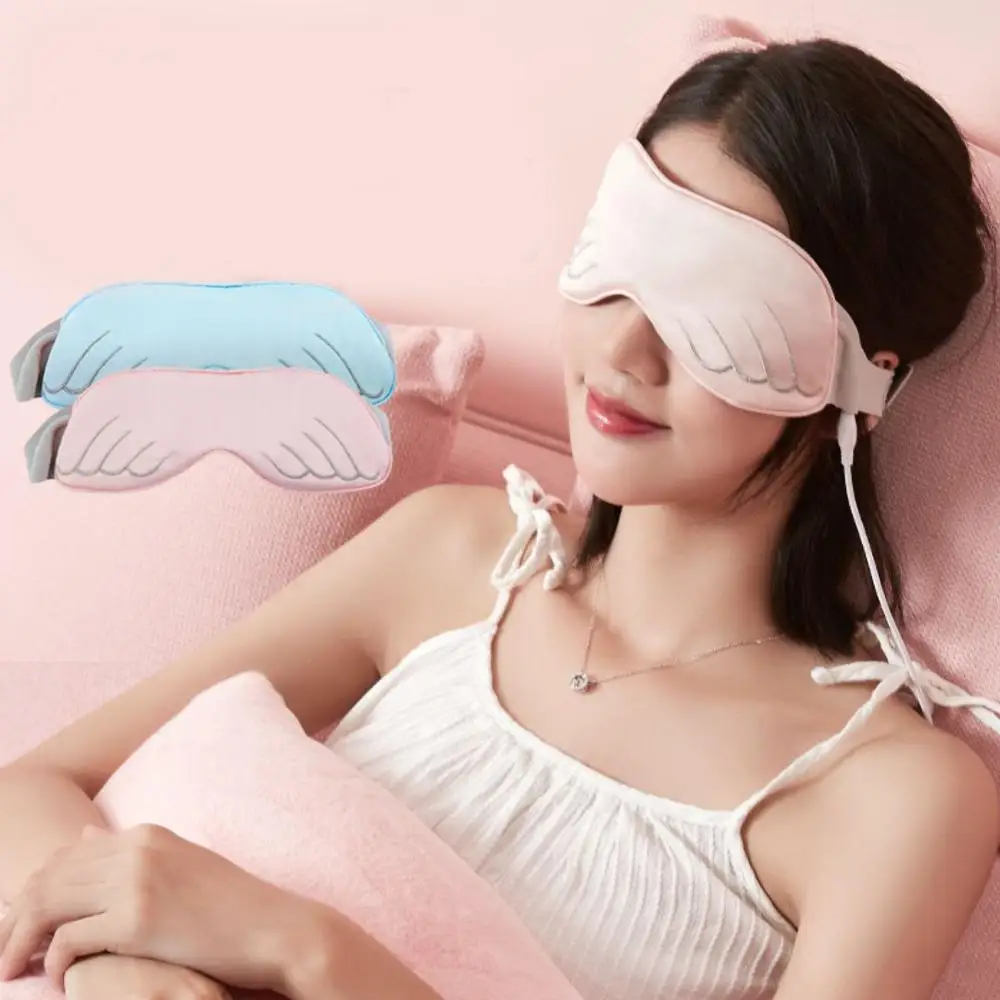 SzBlaZe Graphene Heated Eye Mask USB Sleeping Masks Adjustable Temperature Portable Comfortable For Eye Puffiness Dry Eye