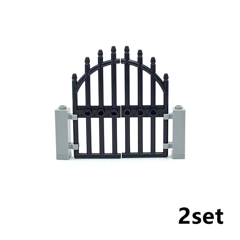 Décennie s de construction de maison d'amis, pièces MOC, porte, fenêtre, château, hôtel, jouet en br