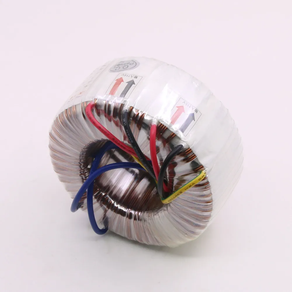 50W transformator toroidalny z czystej miedzi 220V do 15V izolowany jednofazowy transformator mocy do przedwzmacniacza liniowego PSU