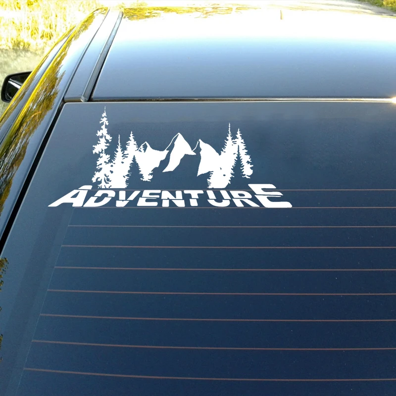 ADVENTURE Die-Cut Vinyl Decal Car Sticker Waterproof Auto Decors on Car Body Bumper Rear Window Laptop Choose Size #S60626