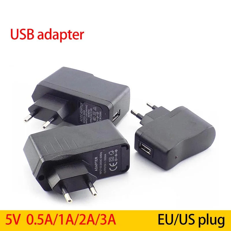 5V 1A 2A 3A 3000ma Micro adattatore di alimentazione spina di alimentazione ricarica USB caricatore da muro per telefono cellulare AC a DC EU/US