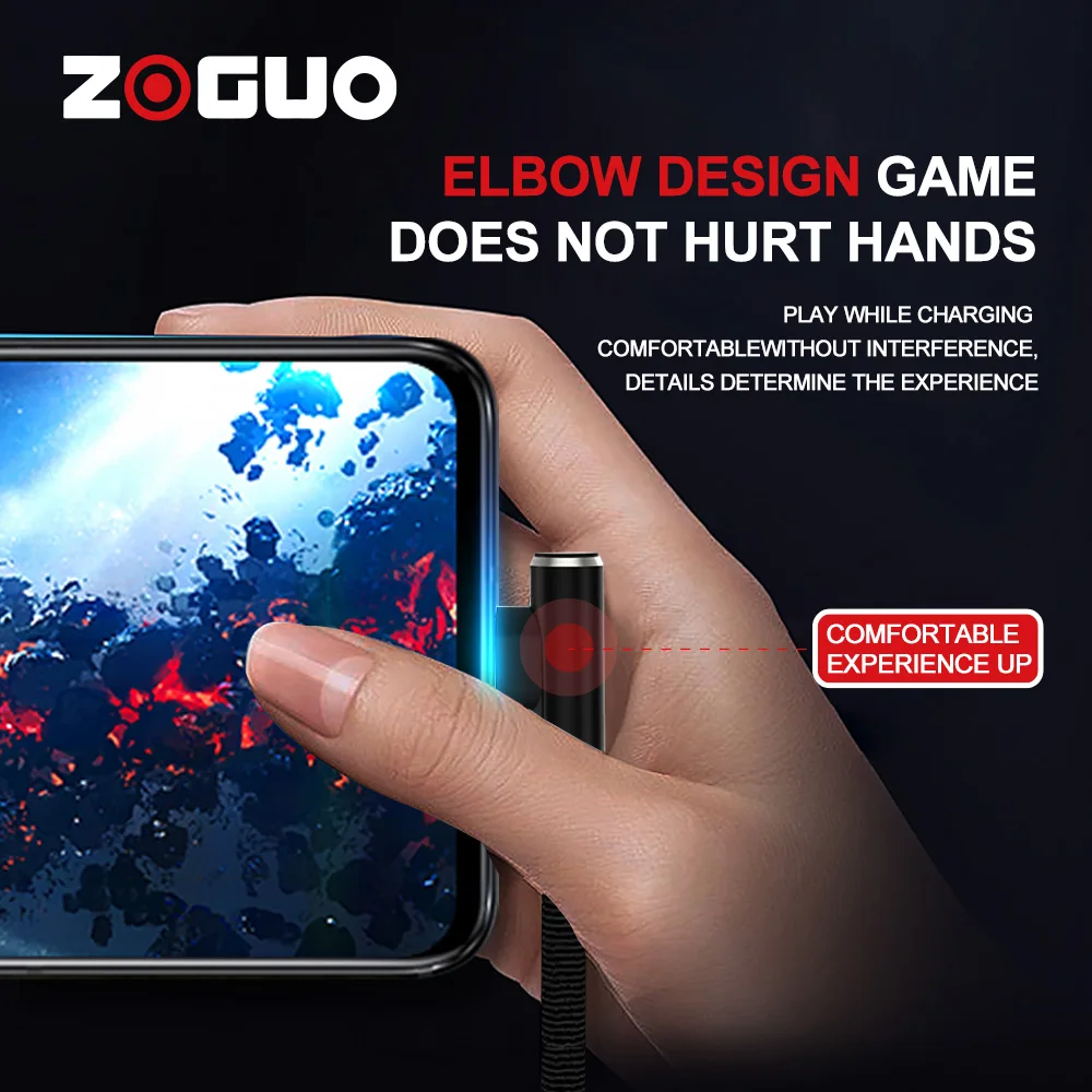 Tipo-c para usb um cabo de carregamento super rápido do telefone móvel de 90 graus 5a para huawei xiaomi lenovo android cabo de dados usb c preto