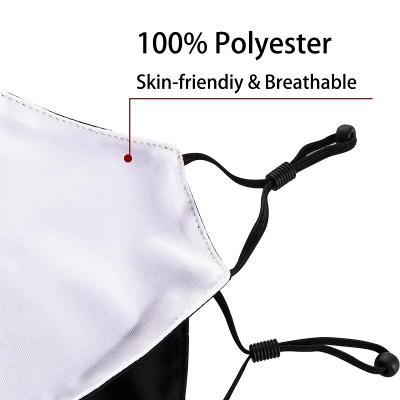 Hot Sale Fashion Evolution Badmintoner Face Mask Filter Pocket Cloth Reusable Washable