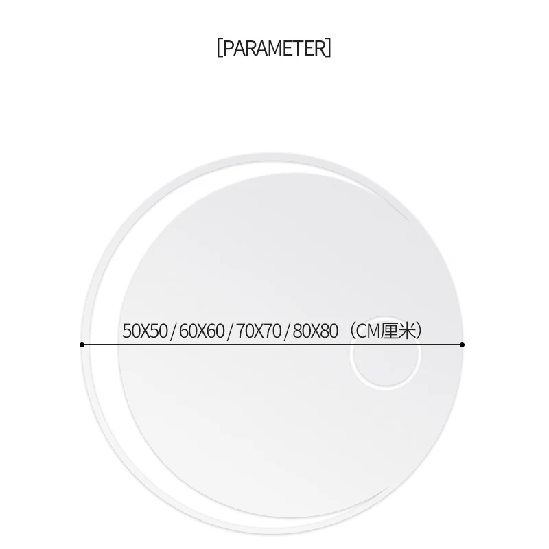 Imagem -06 - Criativo Espelho do Banheiro Espelho Inteligente Maquiagem Led Cor Ajustável Luz com Alto-falante Bluetooth para Casa Decorativa