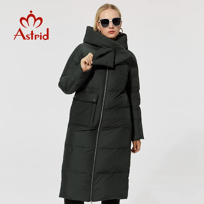 Astrid 2022 New Winter Parka Women Coat Plus Size loose Long Thick clothing High quality hooded Zipper fashion female outerwear