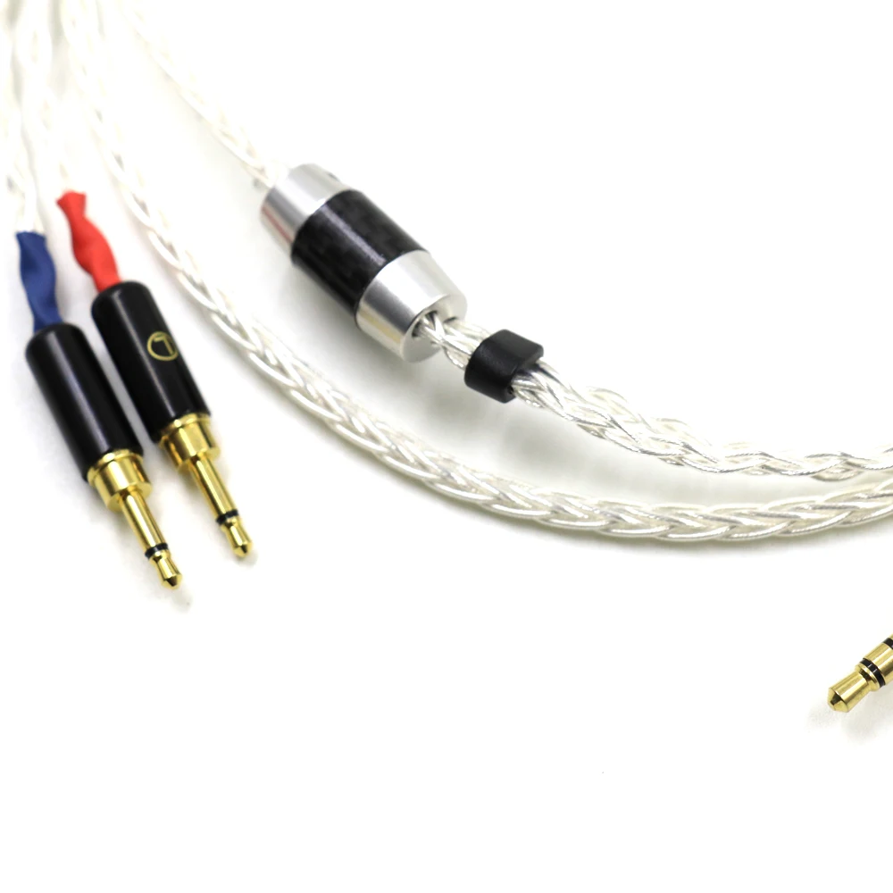 Haldane SilverComet High-end Taiwan 7N Litz OCC Headphone Upgrade Cable for Oppo PM-1 PM-2 Planar Magnetic Sonus Faber Prym