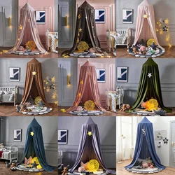 Children's Bed Canopy Baby Crib Bed Child Curtain Hung Dome Mosquito Net Kids Girl Boy Play Tent Living Room Bedroom Decoration