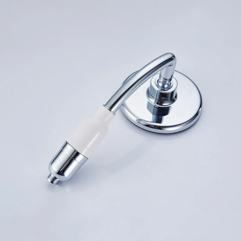 6 Inch Ronde Filter Douchekop Abs Handheld Top Douchekoppen Regendouche Schoonheid Waterbesparende Verwijderbare Douchekoppen