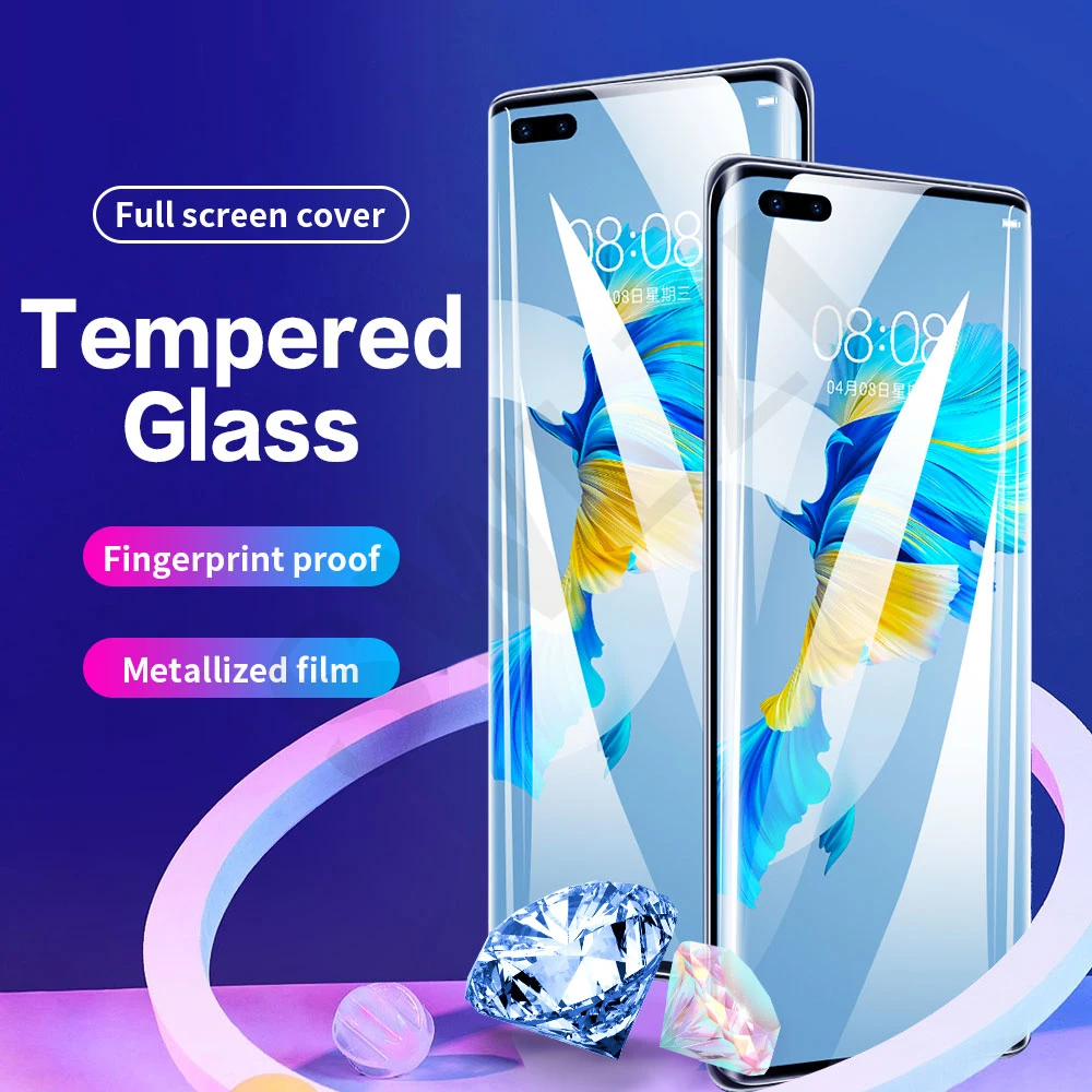 1-4Pcs for Huawei P20 P30 P40 lite E mate 20 30 30E pro plus 40 RS 40E 20X Tempered glass screen protector phone protective film