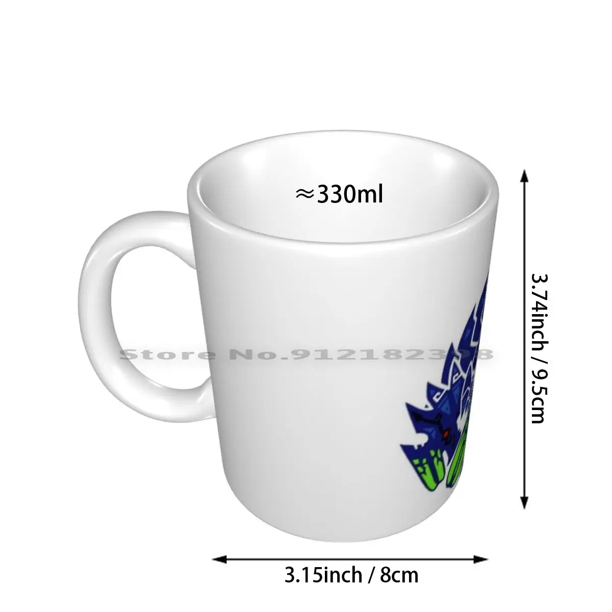 Monster Hunter Brachydios Ceramic Mugs Coffee Cups Milk Tea Mug Monster Hunter Brachydios Symbol Icon Emblem Monster Demon