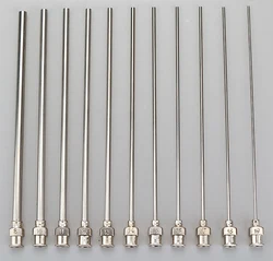 10pcs Precision dispensing needle Total length 110mm stainless steel dispensing tip metal nozzle