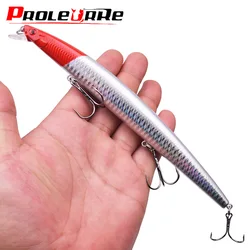 1 Pcs Big Minnow Sea Fishing Lure 18cm 24g Floating Trolling Wobblers Crankbait Plastic Artificial Hard Bait for Trout Pike Bass