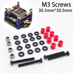 For F405 F4 F7 Flight Controller Flying Tower RC FPV Drone M3 Shock Absorbing Column Isolation Column Fixed installation Screws