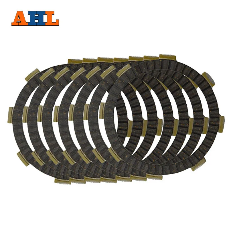 AHL Motorcycle Clutch Friction Plates Set for HONDA CRF150R II 2006-2009 /  CRF150 RB 2007-2013 Clutch Lining #CP-00012