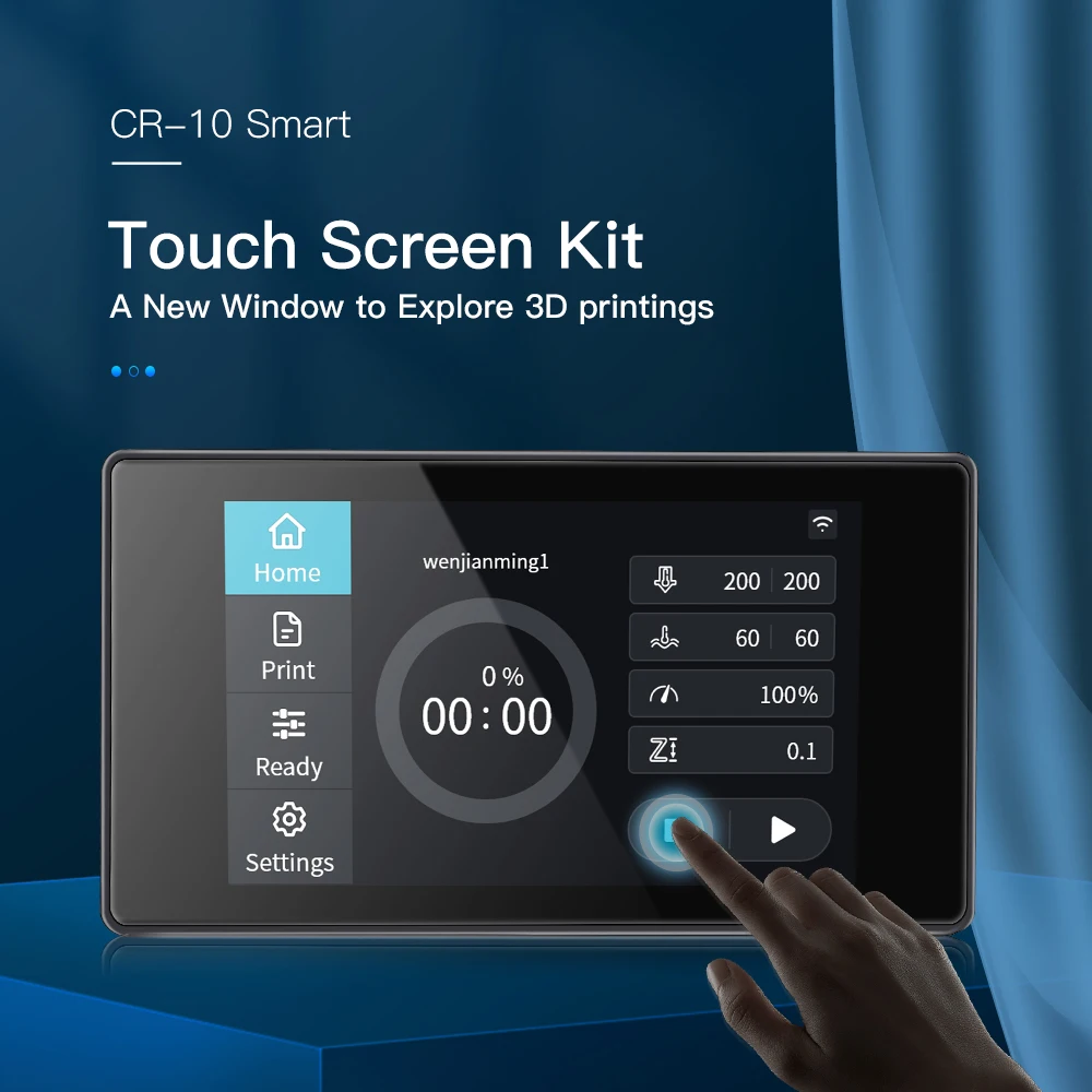 CRELITY 3D CR-10 Smart 4.3 Inch Full-Color Touch Screen Display For CR-10 Smart Touch Screen Kit