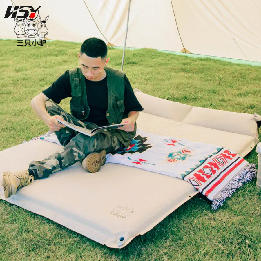 

Automatic Inflatable Mattress Tent Floor Mat Inflatable Sleeping Pad Moisture-Proof Wild Outdoor Camping Air Mattress