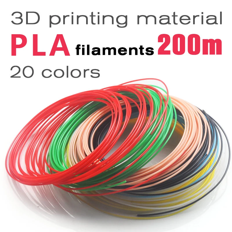 Quality PLA ,ABS, PCL For 3D Pen, 20 Colors 3d Pen Filament 1.75mm.3D Pen Plastic 3D Filament 3D Print plastic 3d Pen Wire