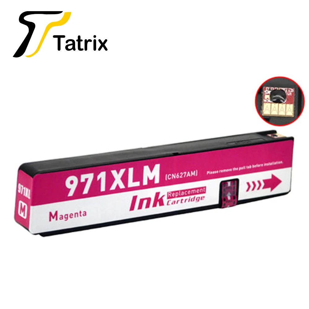 

1PK Magenta Dye Ink For HP 970 970XL HP971 Ink Cartridge Compatible For HP Officejet Pro X451dn X451dw X551 X576dw X476dw X476dn