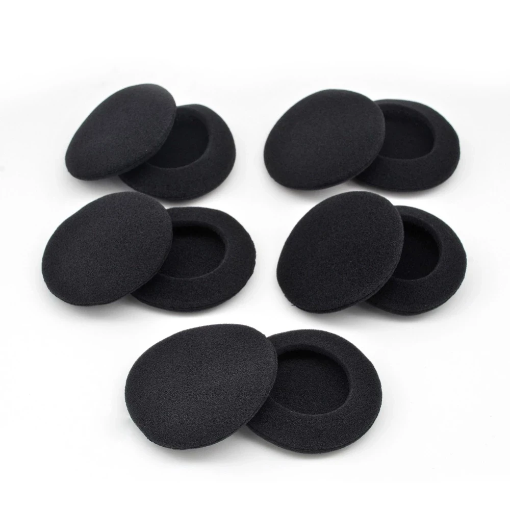 Cuscinetti Auricolari In Schiuma Per Cuffie PC230, PC8, PC-230, PC-8 – Neri, Morbidi E Traspiranti