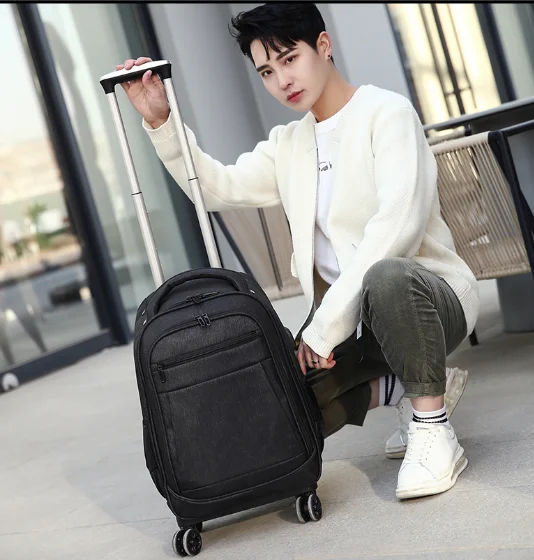 20 Inch women luggage Bags on wheels Travel trolley Bag Luggage wheeled bags Laptop Bag Wheels Travel trolley spinner suitcase