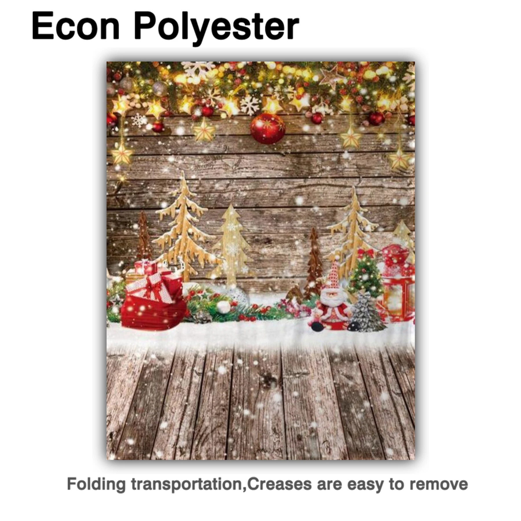 Funnytree Wood Background Christmas Xmas Winter Snow Baby Portrait Photo Studio Photography Backdrop Photobooth Photophone