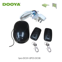 Dooya-receptor DC31 + emisor DC30, Control inalámbrico Rf433, sistema de Control de Motor Tubular para puerta enrollable motorizada/garaje