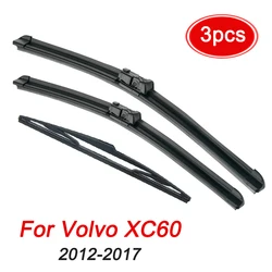 Wiper LHD Front Wiper Blades For Volvo XC60 2012-2017 2016 2015 Windshield Windscreen Window Brushes26