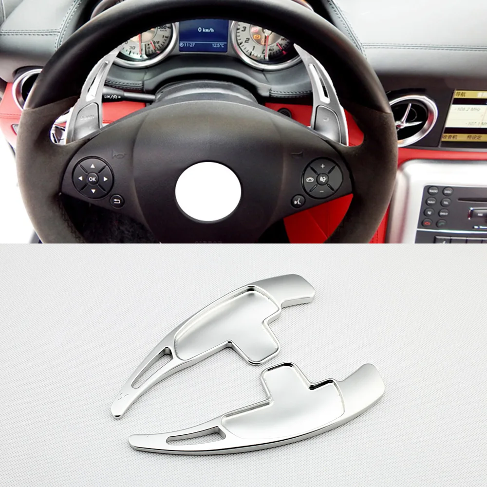 Steering Wheel Shift Paddle Shifter Extension For Benz AMG A C E M CLA CLS GLA SLS Class Interior Accessories