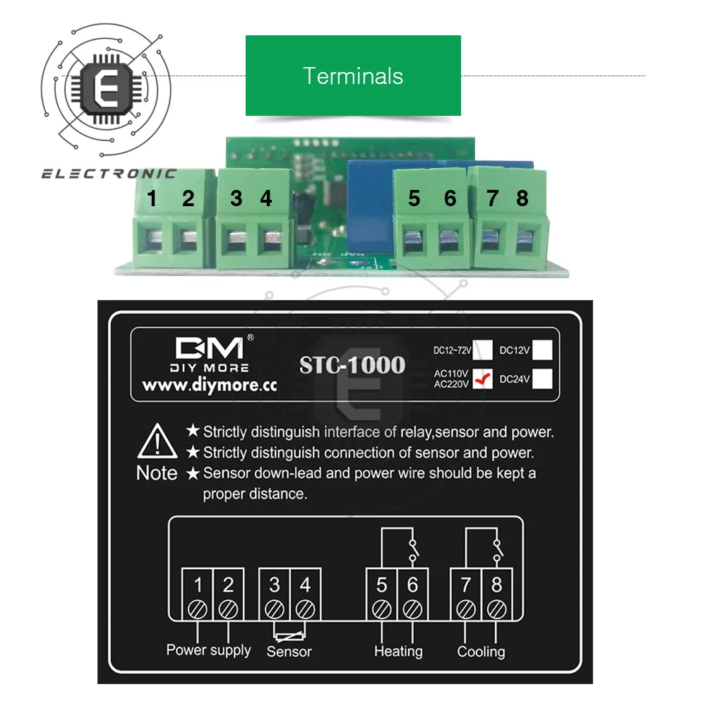 STC-1000 STC-3000 STC-3008 STC-3018 LED Digital Temperature Controller Thermostat Thermoregulator Incubator Heat Cool 110V 220V