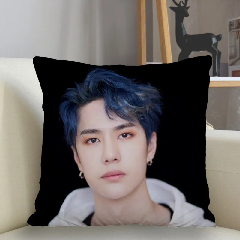 Musife Custom YiBo Wang Pillowcase Home Decoration 45*45cm Zipper Square Pillowcase Throw Pillow Cover Drop Shipping