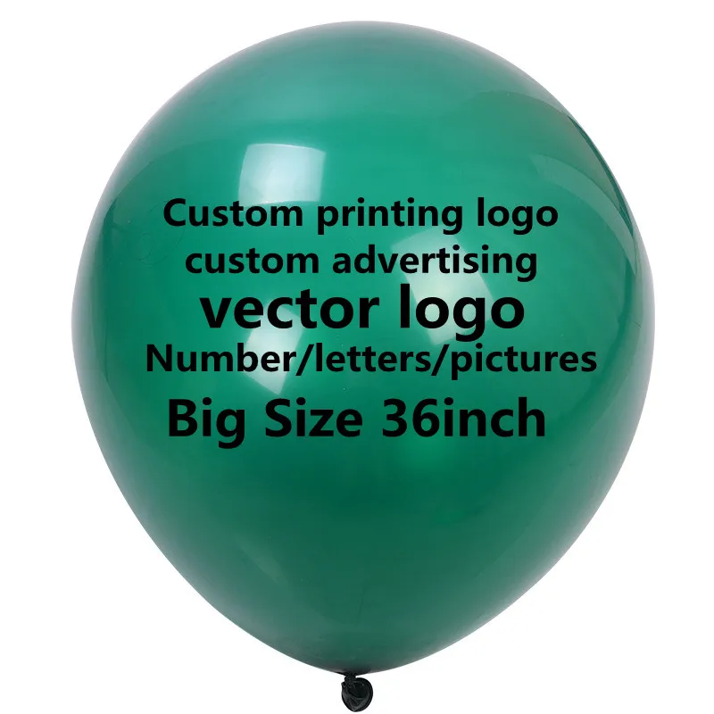 36inch 20 pcs/lot Custom balloon printing logo custom advertising balloons18inch All kinds of colors balloons High-quality