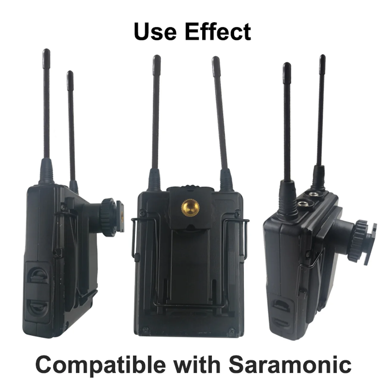 Adaptador de montaje de Base de zapata Canfon y Clip de cinturón de soporte para cámara de vídeo SONY C1/V1/D11/D21 Saramonic RX fija a cámara DSLR