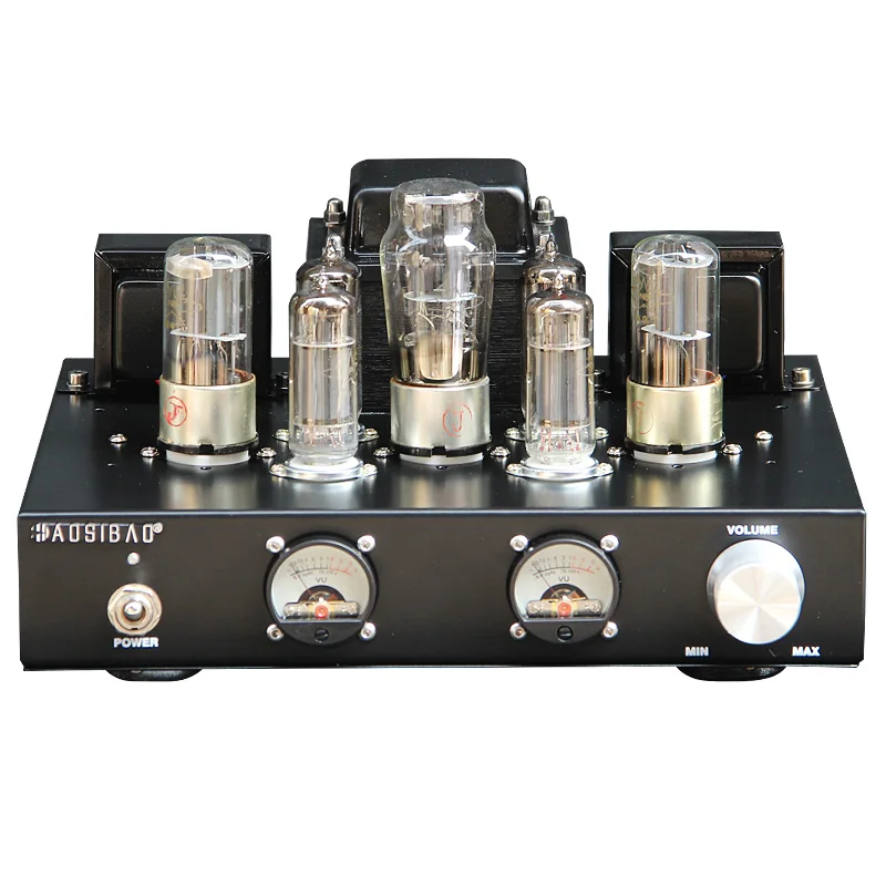 

AOSIBAO M2C 5.0 Bluetooth HIFI 6.8W*2 Fever 6P1 Class A single-ended parallel pure tube amplifier manual scaffolding retro tube