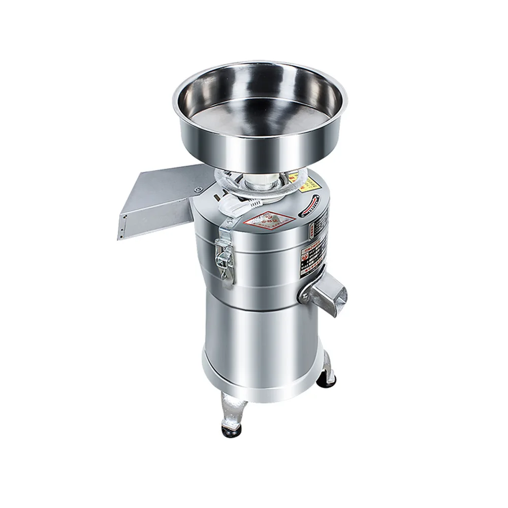 Commercial Soybean Milk Machine Filter-free Refiner Soymilk Maker Fresh Juice Electric Semi-automatic Portable  Blender