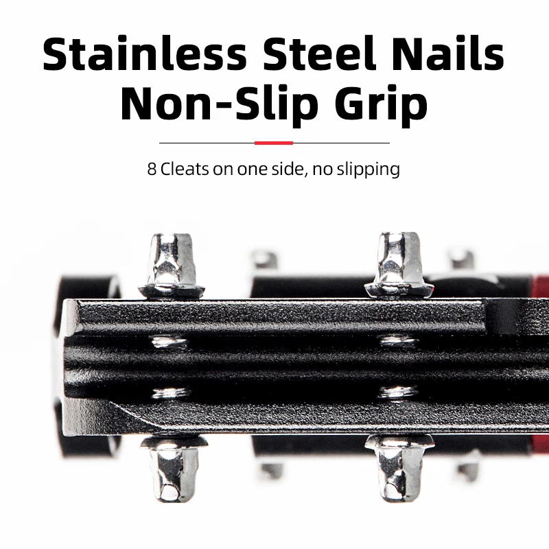 ROCKBROS-사이클링 4 베어링 자전거 페달 미끄럼 방지 초경량 CNC MTB 자전거., 페달 밀폐형 베어링 페달 자전거 액세서리, 알루미늄 합금 재질, 128*95 사이즈, 최대 1,500 만 전송 토크 테스트.