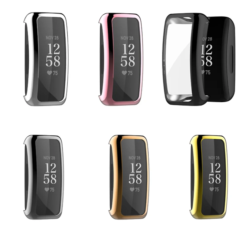 TPU Protective Case Shell Cover for Fitbit Inspire 2 Smart Watch Replacement Protective for Inspire 2 Watch Accessories