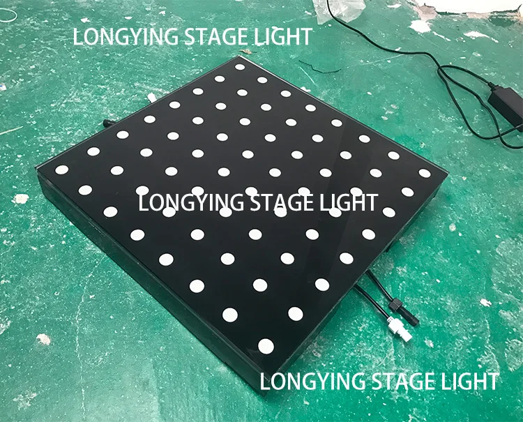 8*8 64 Dot RGB 3in1 SMD 5050 Piksel LED Video Lantai Dansa untuk Acara Klub Pesta Pernikahan Layar Tirai Bintang